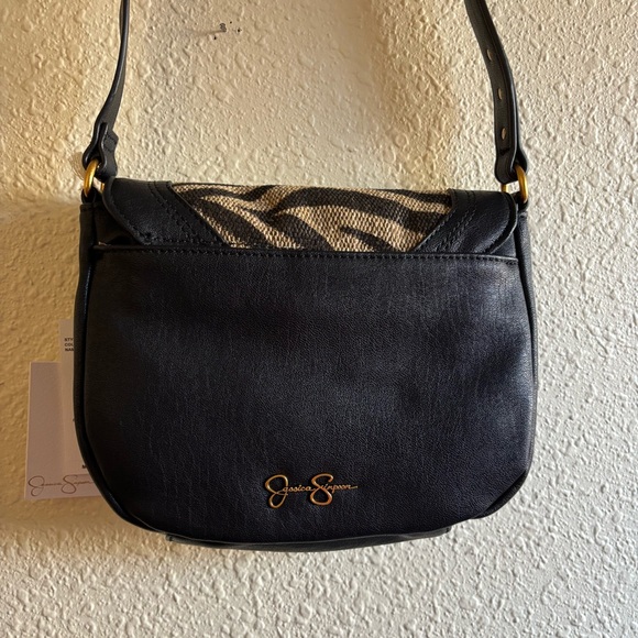 Jessica Simpson Black and Brown Zebra Crossbody - Picture 5 of 13